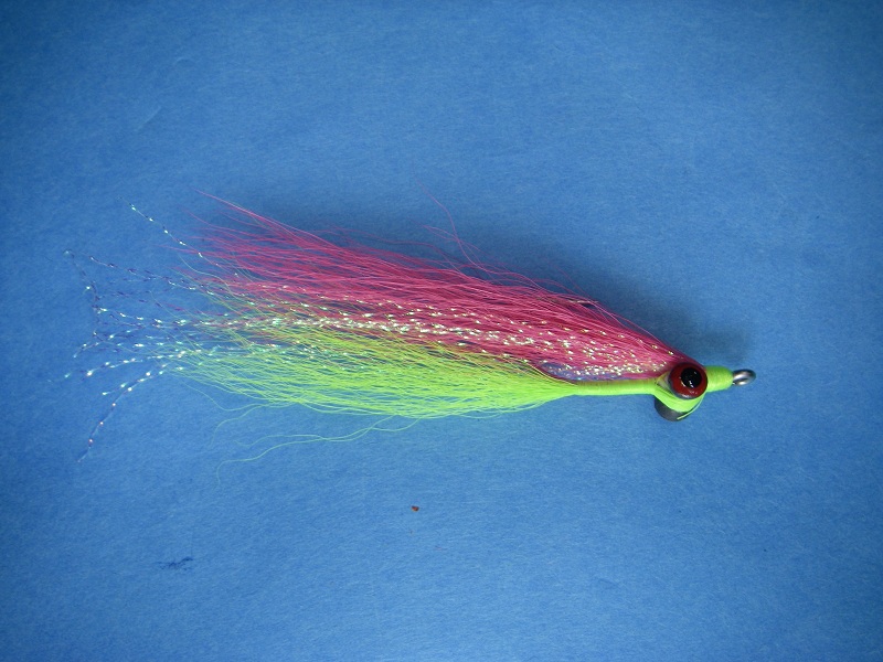 Clouser Minnow - Pink/Chartreuse - Click Image to Close